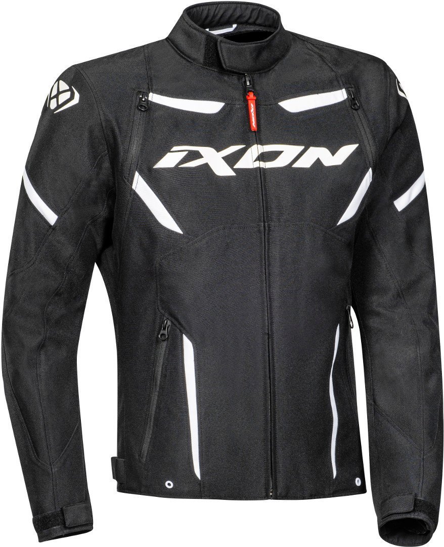 Ixon Striker Motorcycle Textile Jacket, black-white, Size XS, black-white, Size XS