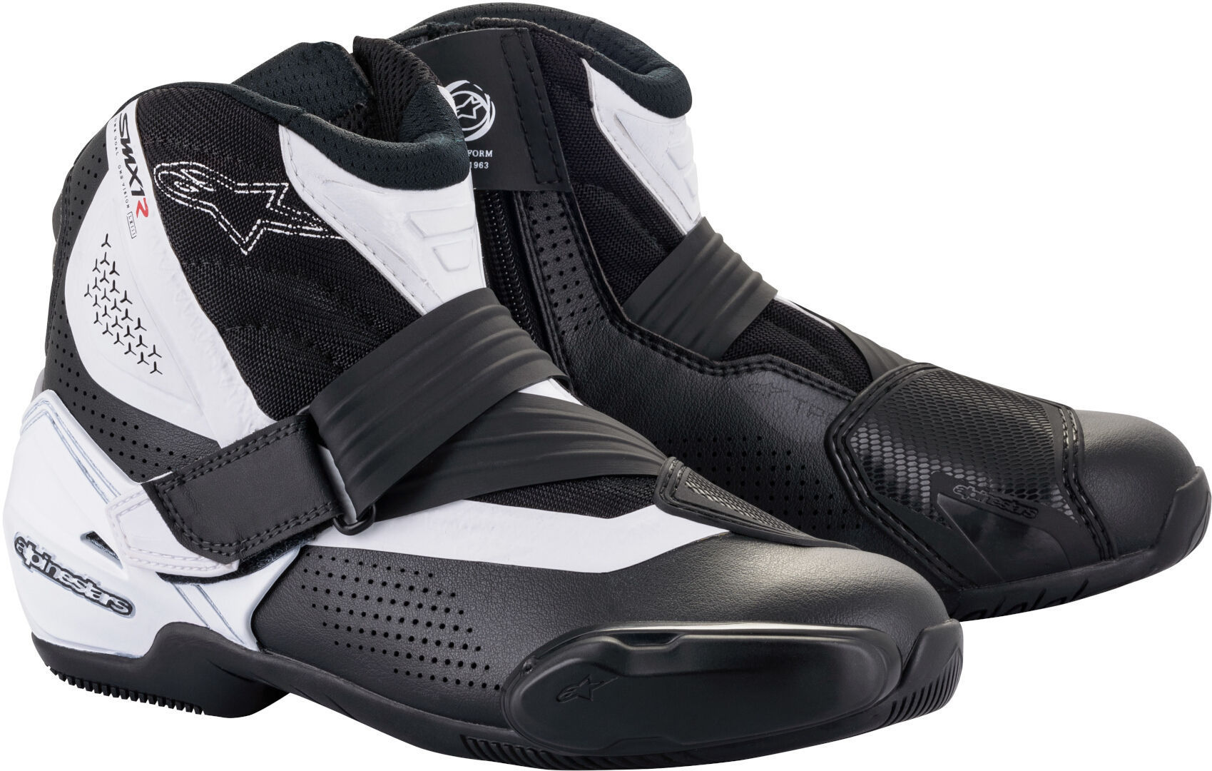 Alpinestars SM-1 R V2 Vented Обувь для мотоциклов Черный/Белый 49 