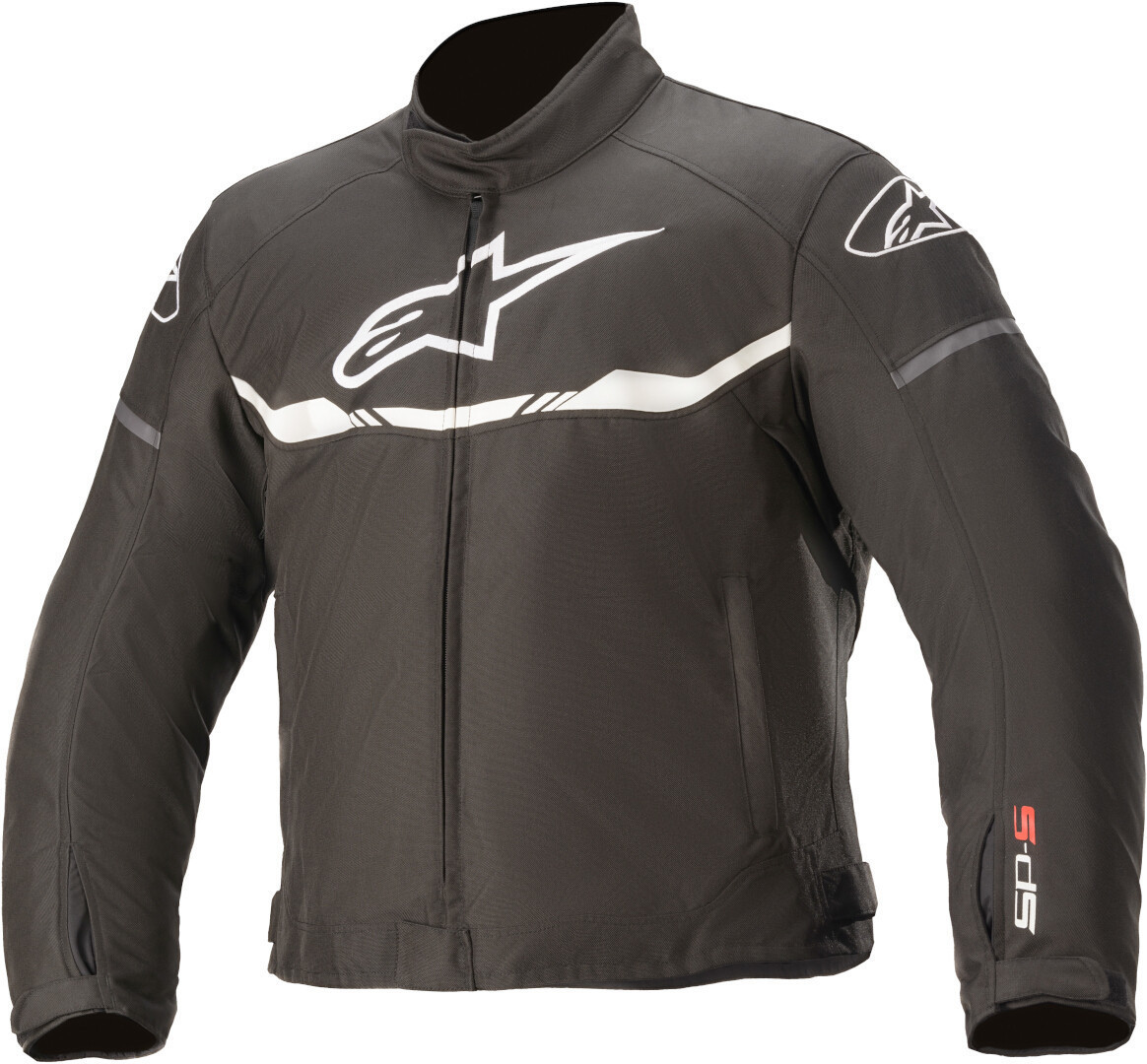 Alpinestars T-SPS Veste textile de moto imperméable à l’eau d’enfants, noir-blanc pour Des gamins