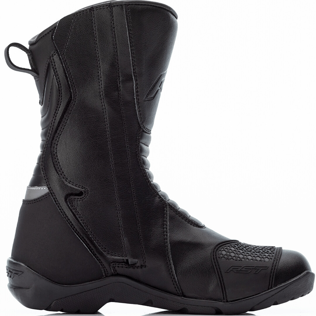 Side view of RST Axiom WP Motorcycle Boots, black, Size 48 for Men