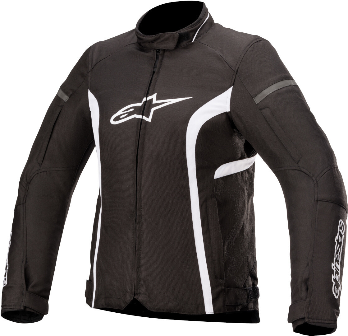 Alpinestars Stella T-Kira V2 Водонепроницаемый Дамы Мотоцикл Текстиль куртка Черный/Белый XL 