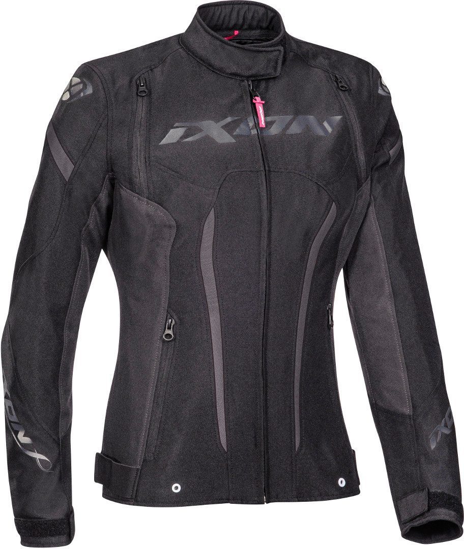 Ixon Striker Ladies Motorcycle Textile Jacket, black, Size XS for Women, black, Size XS for Women