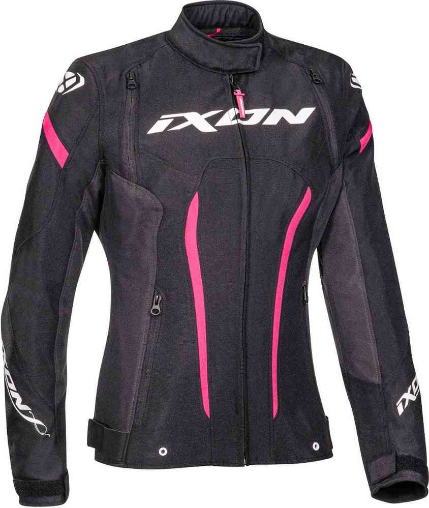 Ixon Striker Veste textile imperméable à l’eau pour dames de moto