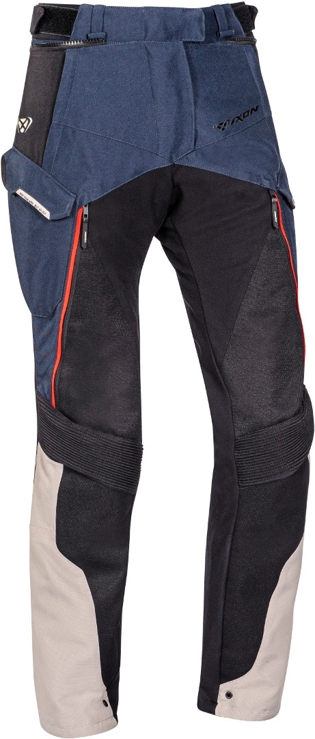 Ixon Eddas Ladies Motorcycle Textile Pants, black-blue, Size XS for Women, black-blue, Size XS for Women
