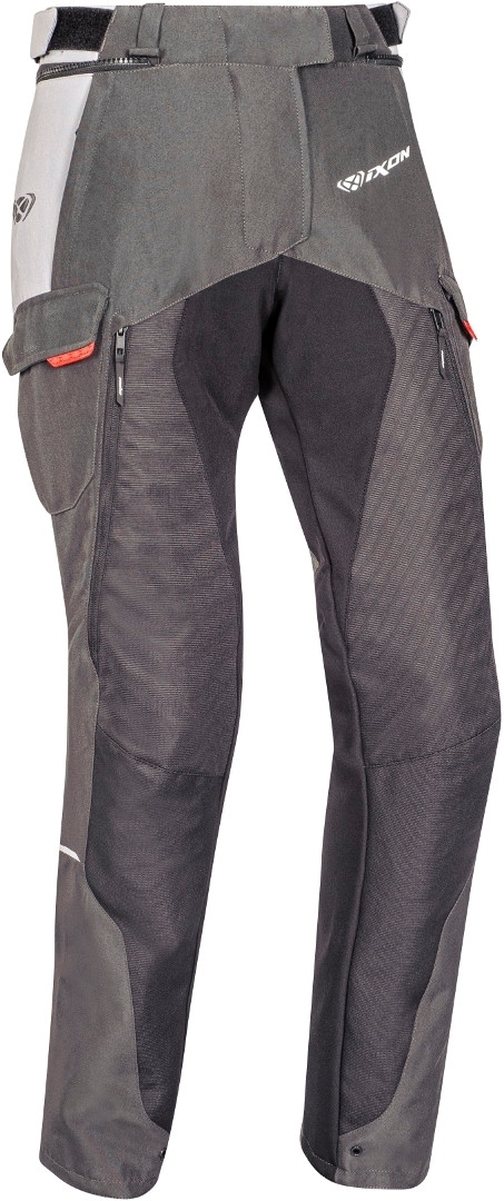Ixon Eddas Ladies Motorcycle Textile Pants, black-grey, Size XS for Women, black-grey, Size XS for Women