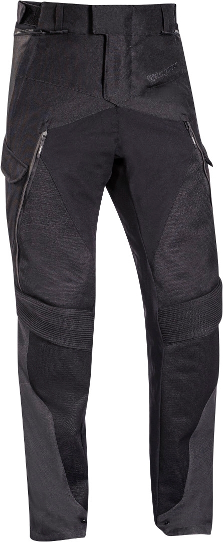Ixon Eddas Motorcycle Textile Pants, black-grey, Size M, black-grey, Size M