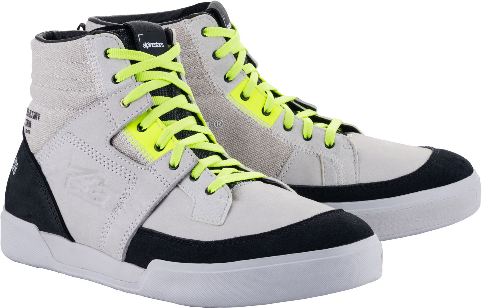 Alpinestars AS-DSL Akio Обувь для мотоциклов Светло-серый/Зеленый 9.5 (42.5) 