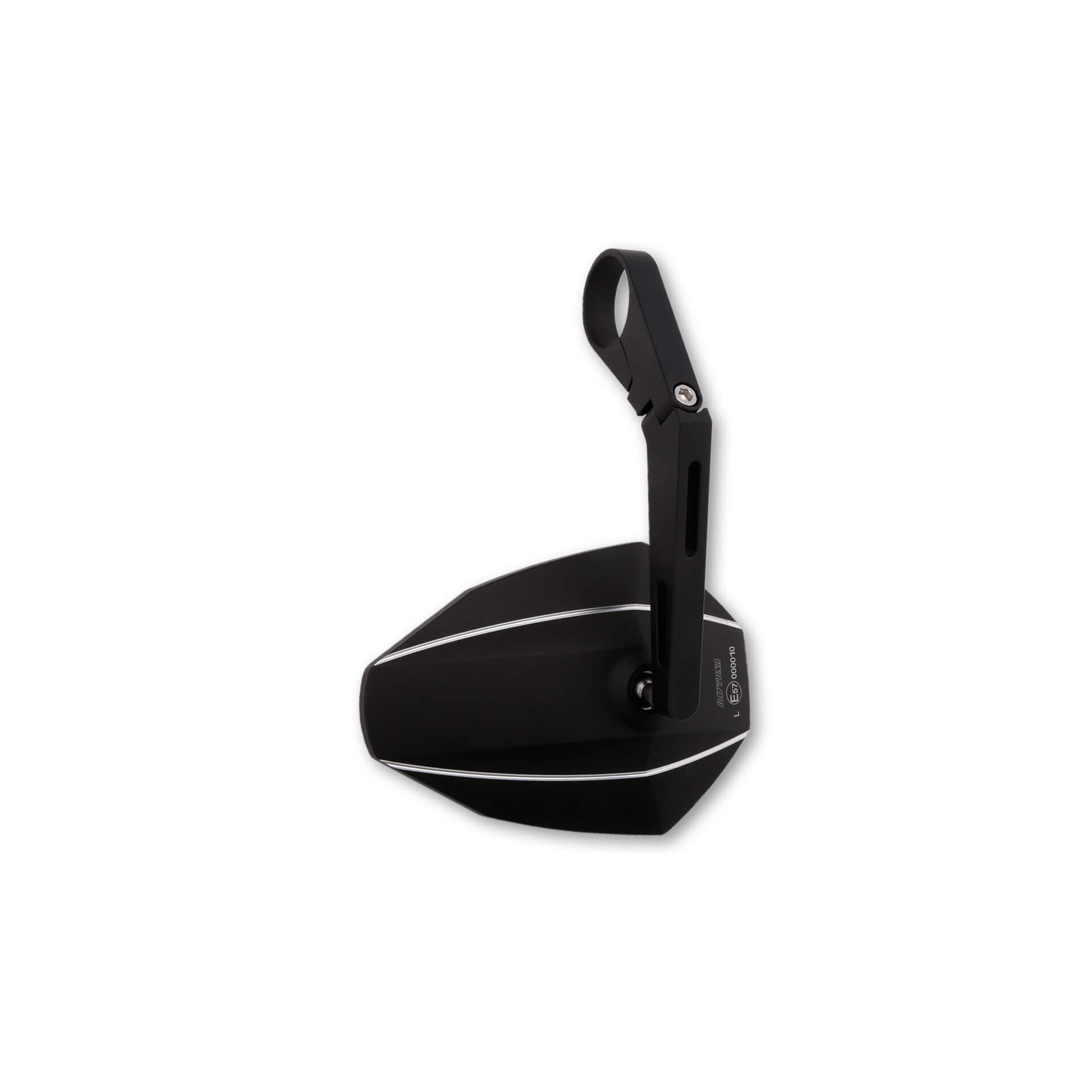 DAYTONA Corp. Handlebar end mirror D-7, long, black, black