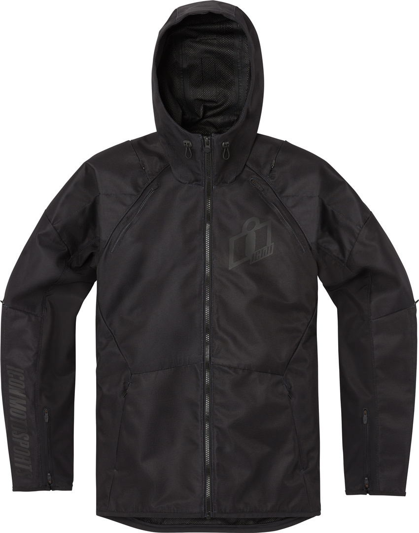 Icon Airform Textiel jas, zwart, afmeting S