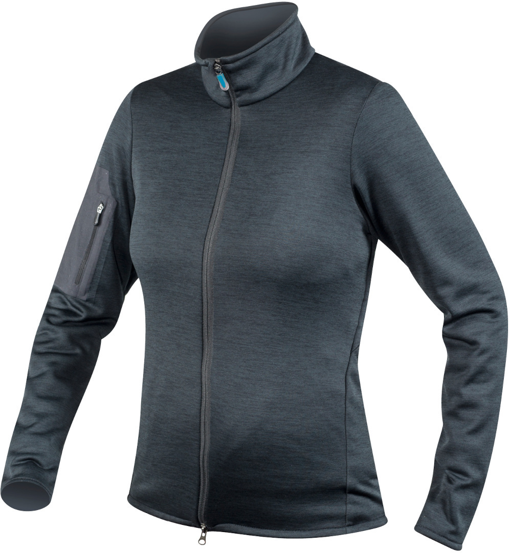 Komperdell Full Zip Sweater Dames Protector Jas, zwart-blauw, afmeting M voor vrouw