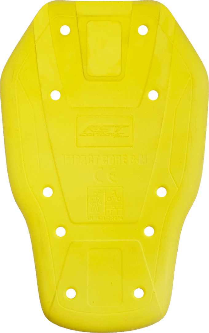 RST Contour Plus Back Protector, yellow, yellow, Size One Size