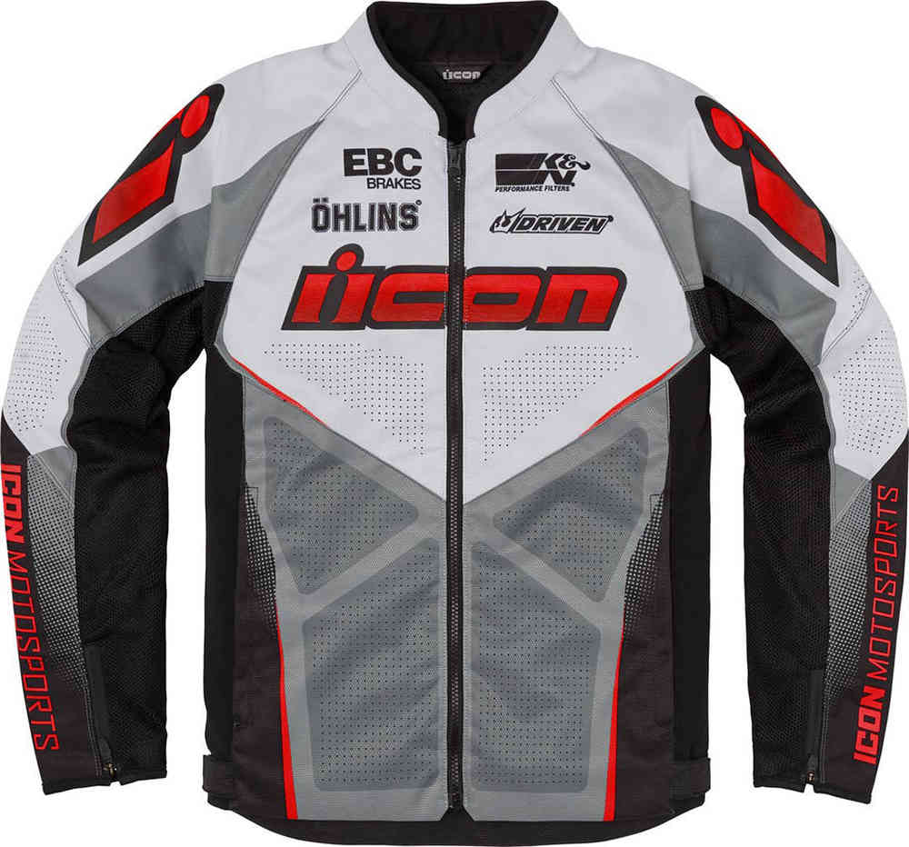 Icon Hooligan Ultrabolt Textiljacka för motorcykel