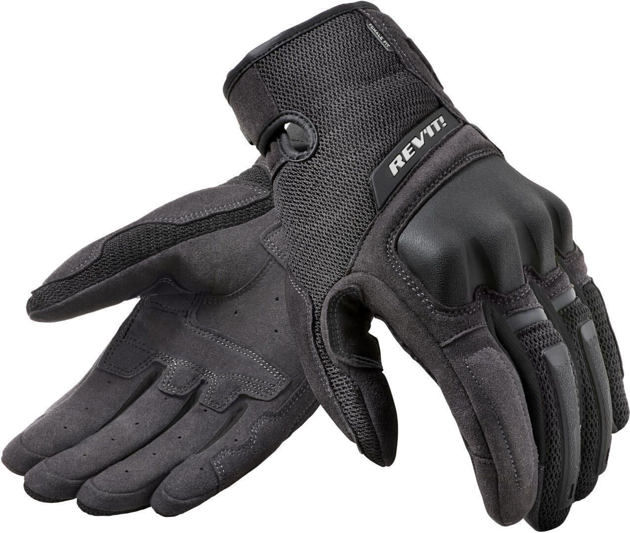 Revit Volcano Dames Motorhandschoenen, zwart, afmeting XL voor vrouw
