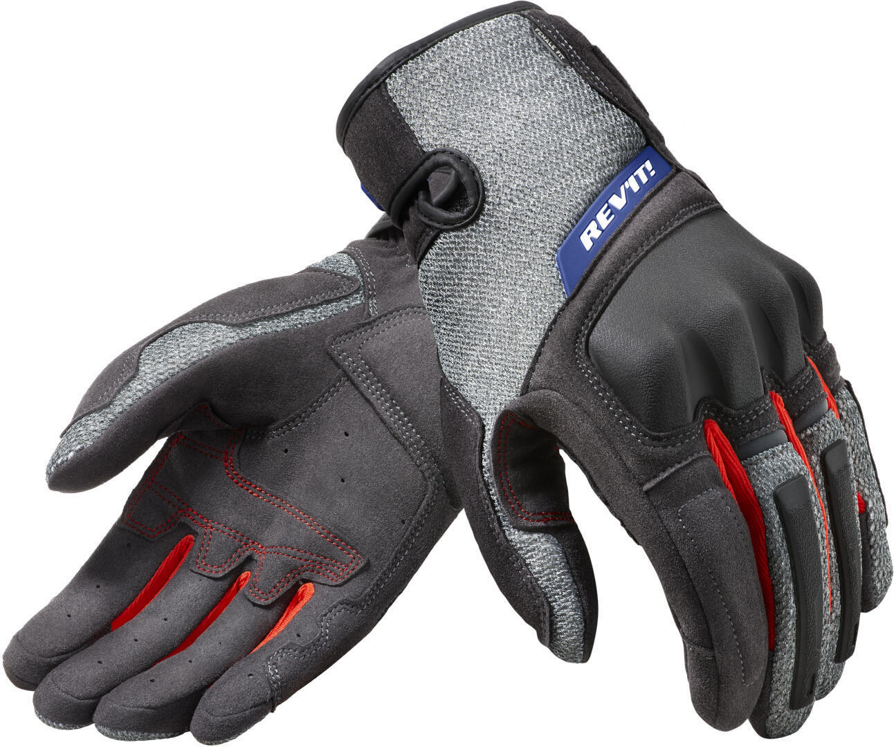 Revit Volcano Dames Motorhandschoenen, zwart-grijs, afmeting XS voor vrouw