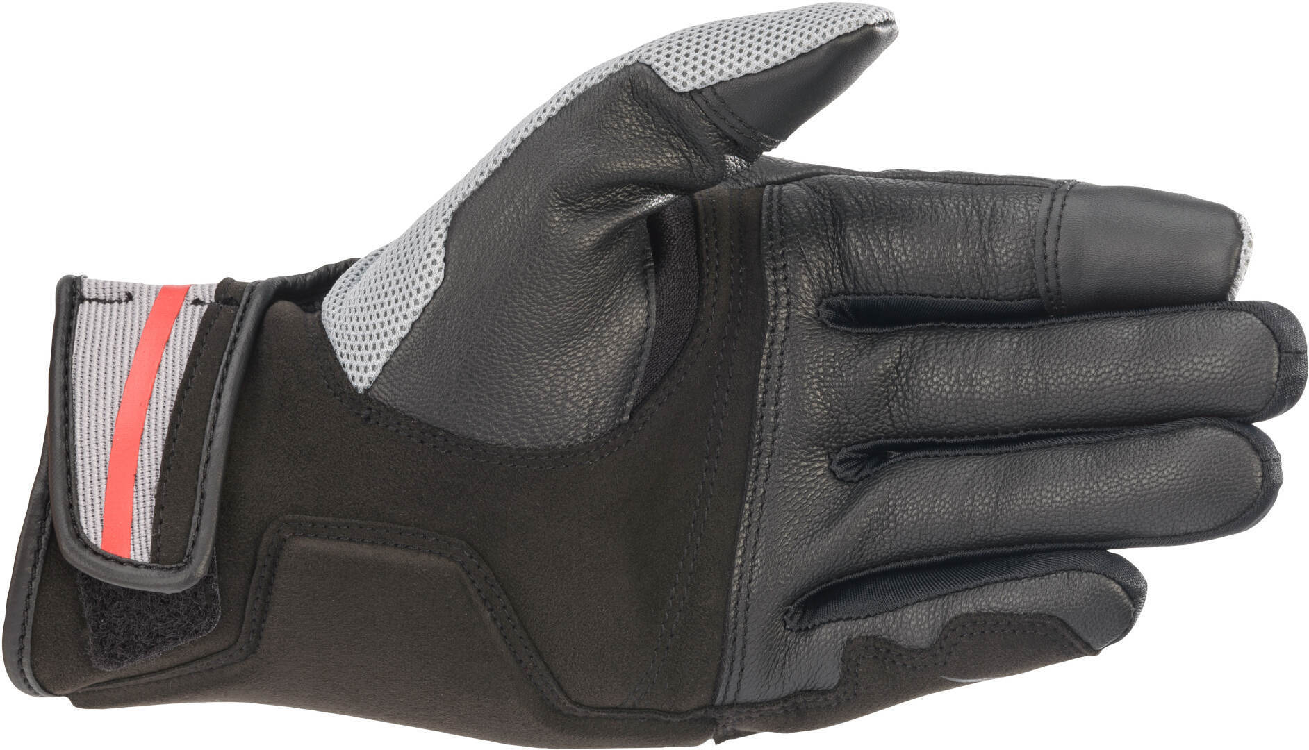 Photos - Motorcycle Gloves Alpinestars Chrome , black-grey-red, Size 2XL for Men 