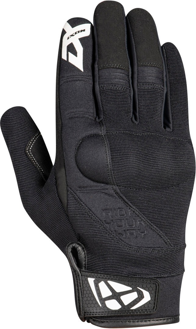 Ixon RS Delta Motorcycle Gloves, black-white, Size S, black-white, Size S