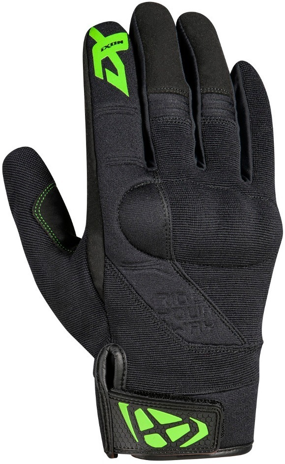 Ixon RS Delta Motorcycle Gloves, black-green, Size S, black-green, Size S