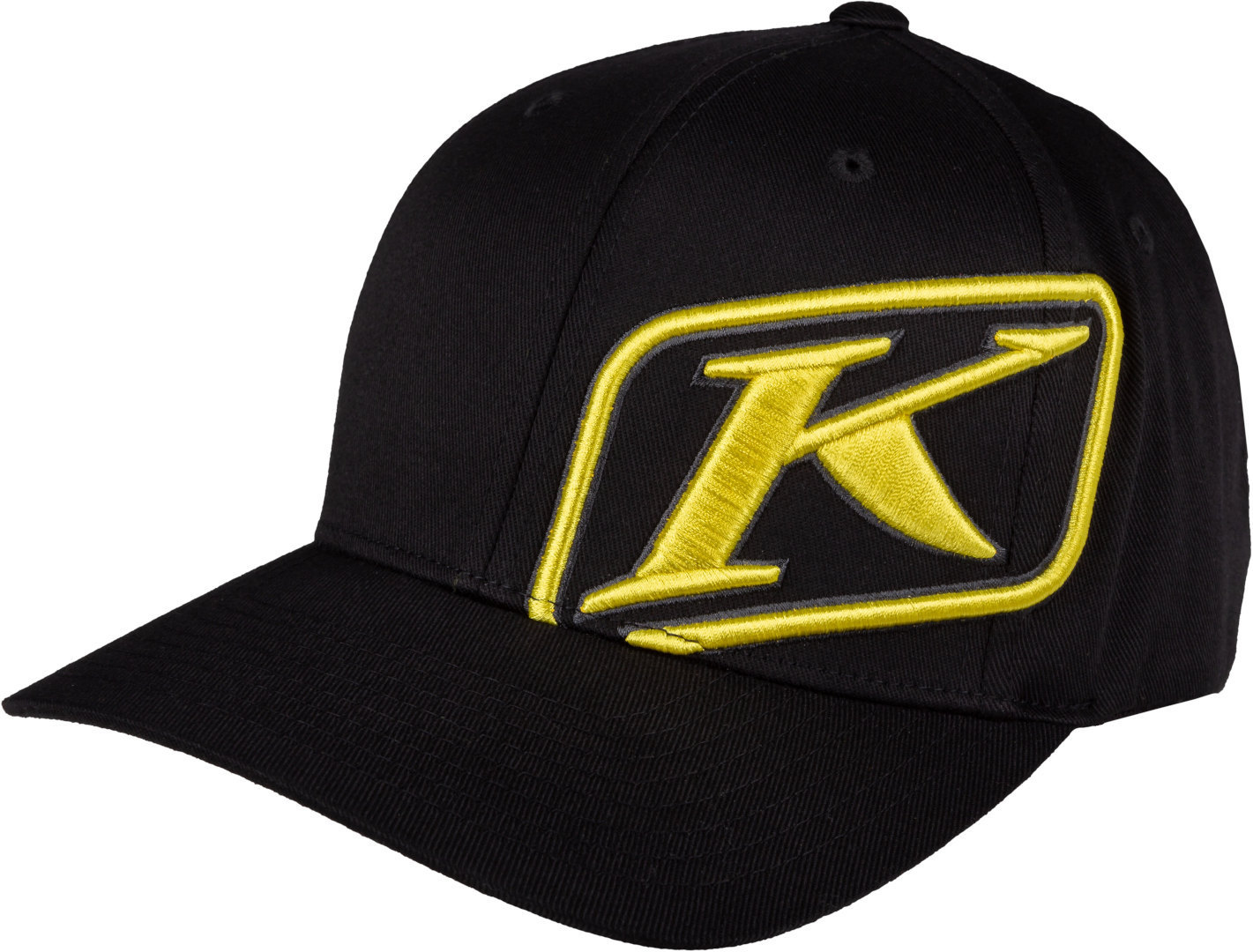 Klim Rider Flexfit Cap, black-yellow, Size S M, black-yellow, Size S M