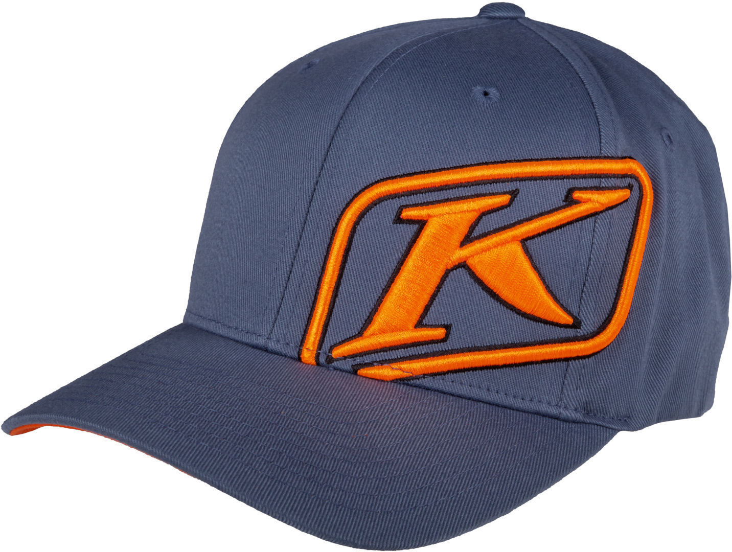 Klim Rider Flexfit Cap, grey-orange, Size S M, grey-orange, Size S M