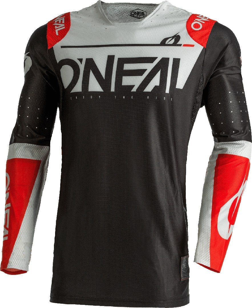 Image of Oneal Prodigy Five One Limited Edition Maglia motocross, nero-grigio-rosso, dimensione M