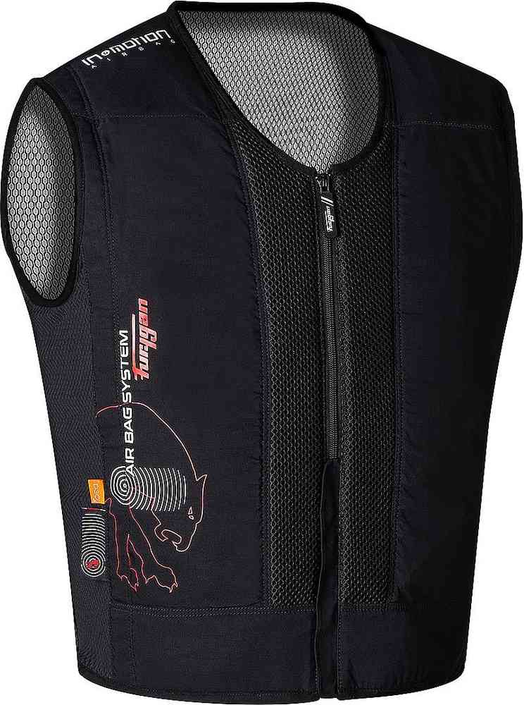 Colete com top airbag moto