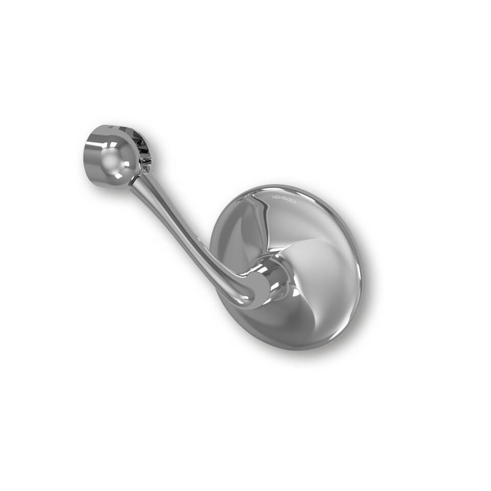 HIGHSIDER CLASSIC handlebar end mirror, silver, silver