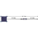 OPTIMATE Solar DUO-laddare 20 watt för bly/GEL/ÅRSSTÄMMA/LFP