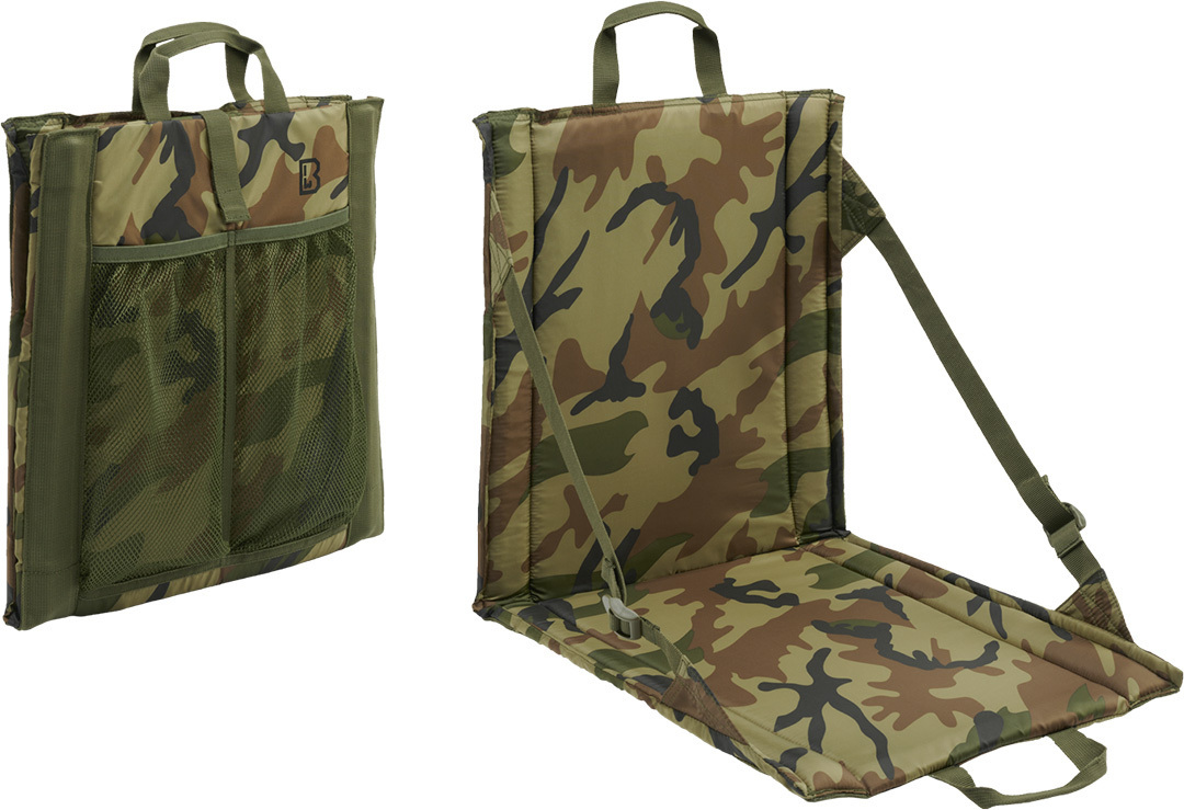 Brandit Foldable Seat, green, green, Size One Size