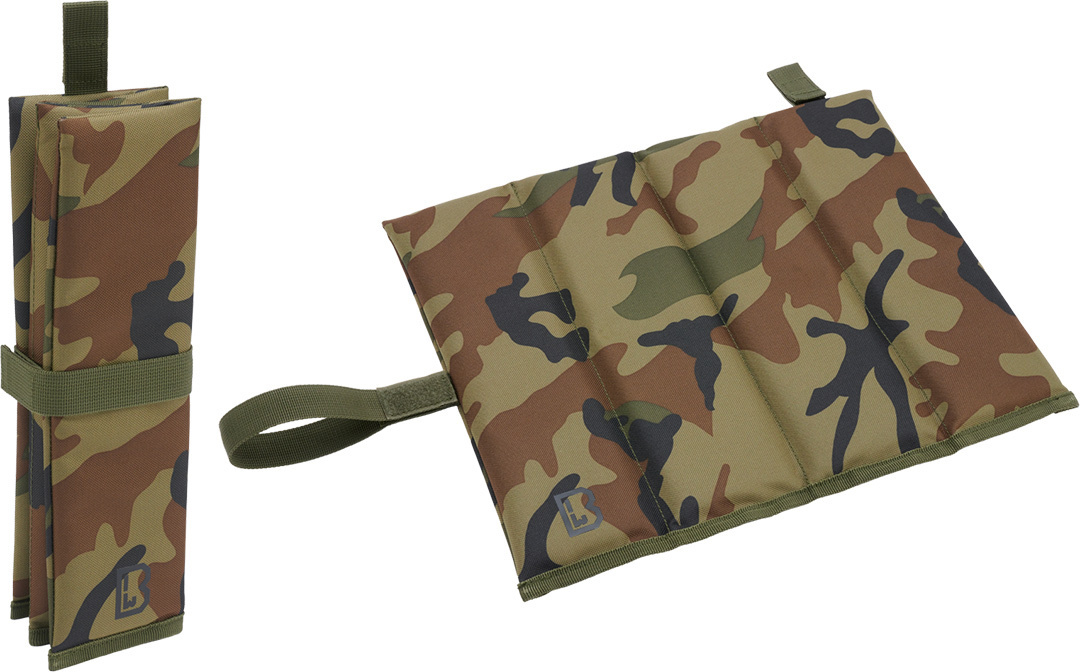 Brandit Foldable Seat Mat, green, green, Size One Size