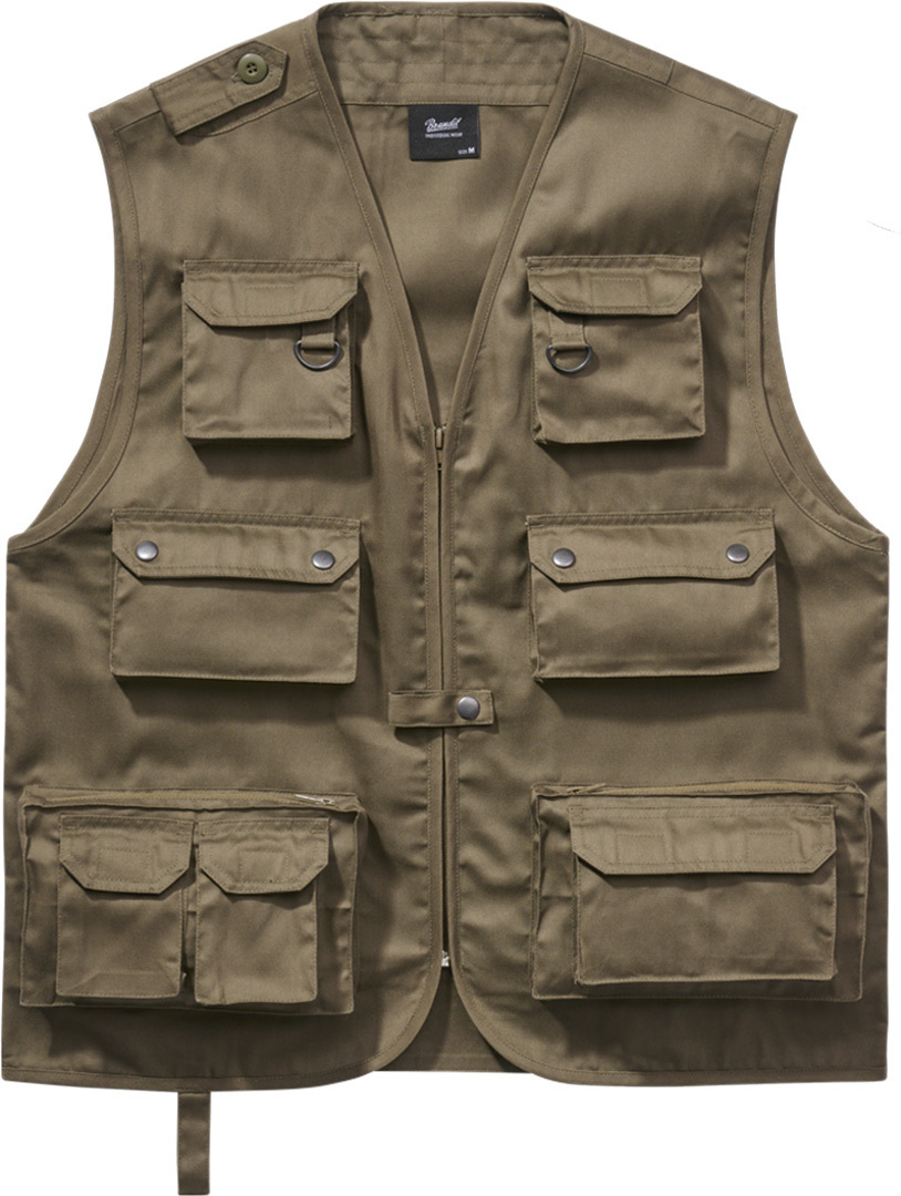 Brandit Hunting Vest, green, Size S, green, Size S