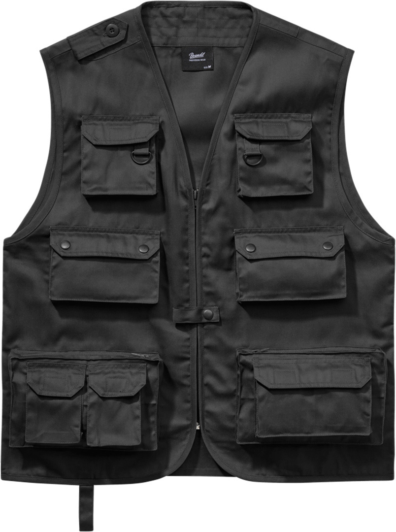 Brandit Hunting Vest, zwart, afmeting 5XL