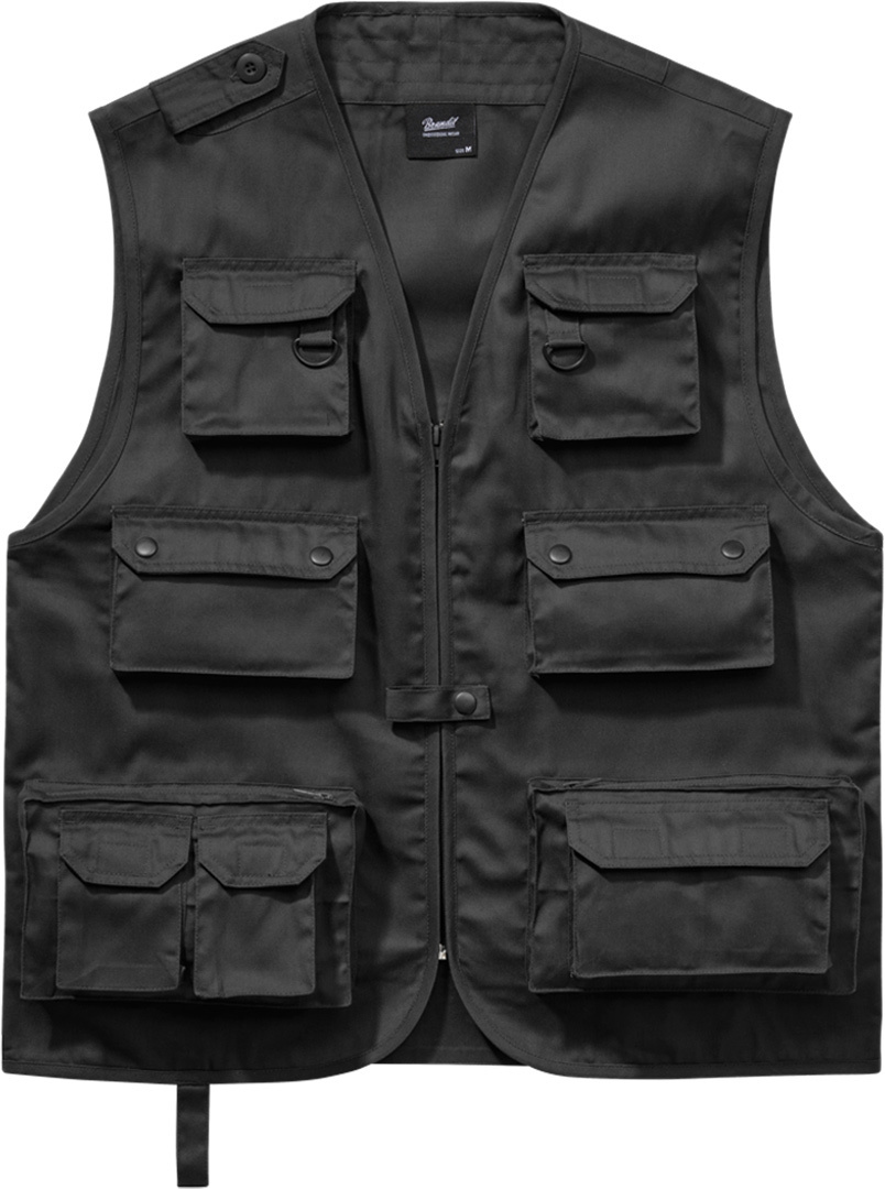 Brandit Hunting Vest, black, Size 2XL, black, Size 2XL