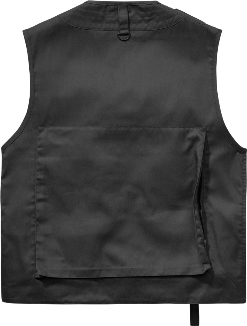 Side view of Brandit Hunting Vest, black, Size 2XL for Men