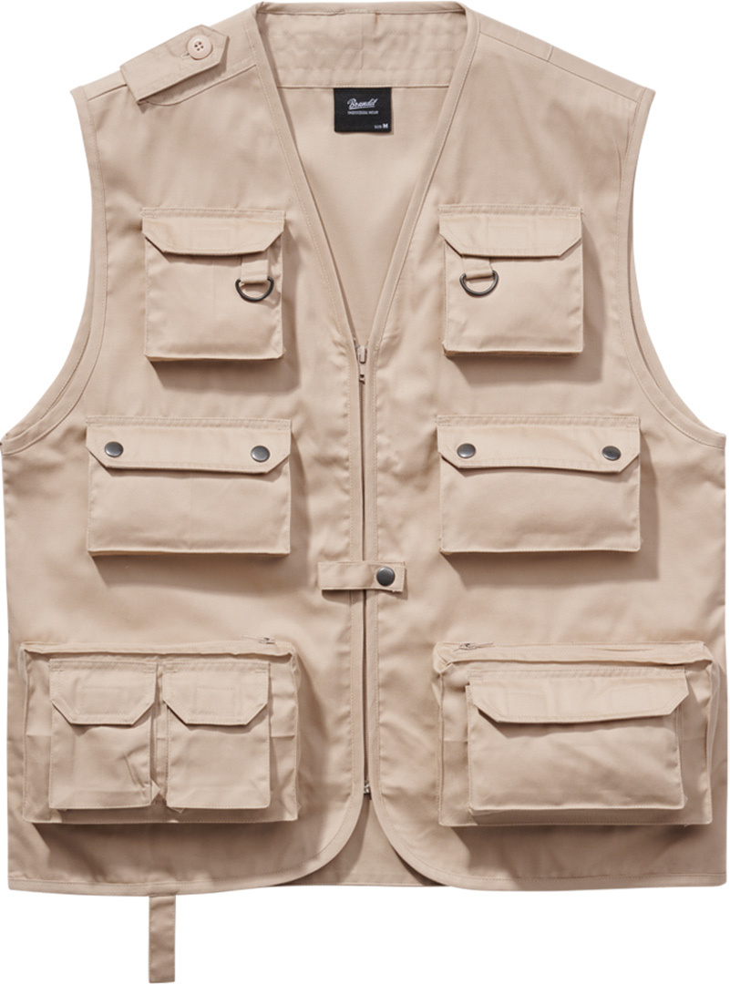 Brandit Hunting Gilet, beige, taille 2XL pour Hommes