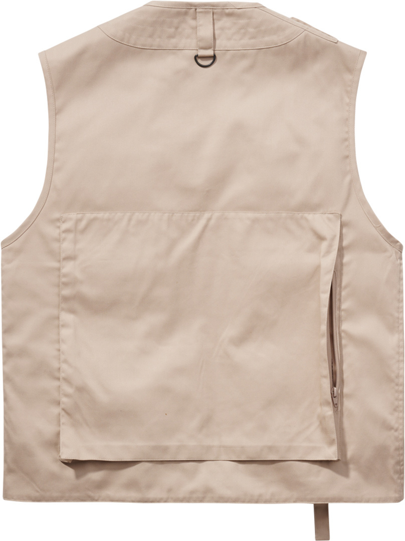 Side view of Brandit Hunting Vest, beige, Size L for Men