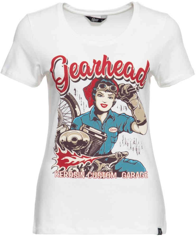 Queen Kerosin Gearhead Damer T-shirt