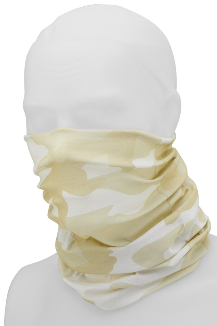 Brandit Multifunctional Headwear, white-yellow, white-yellow