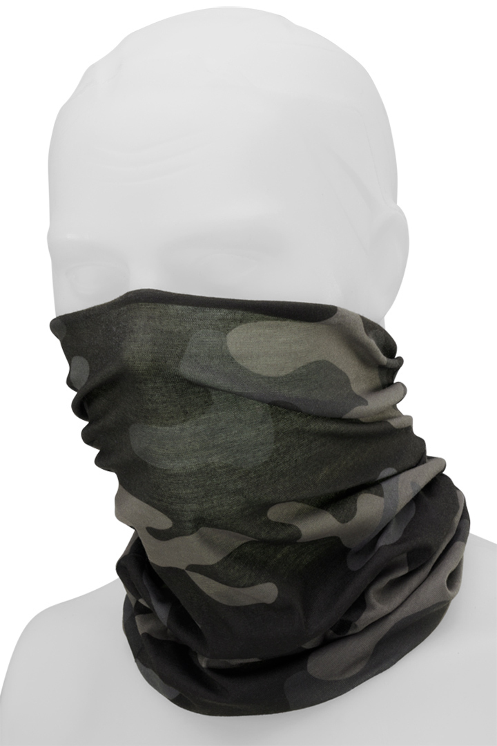 Brandit Multifunctional Headwear, black-green, black-green