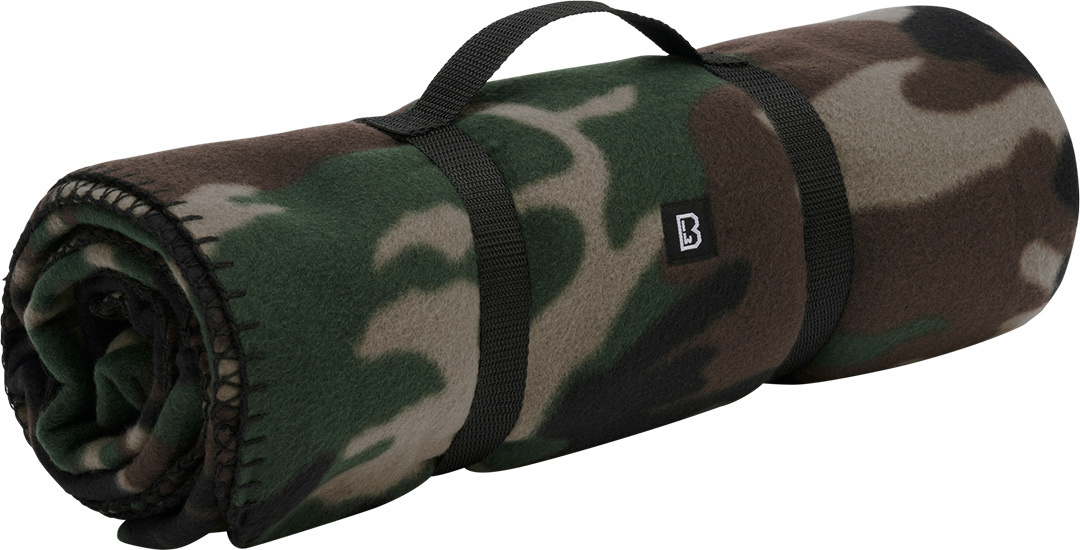Brandit Fleece Blanket, green, green, Size One Size
