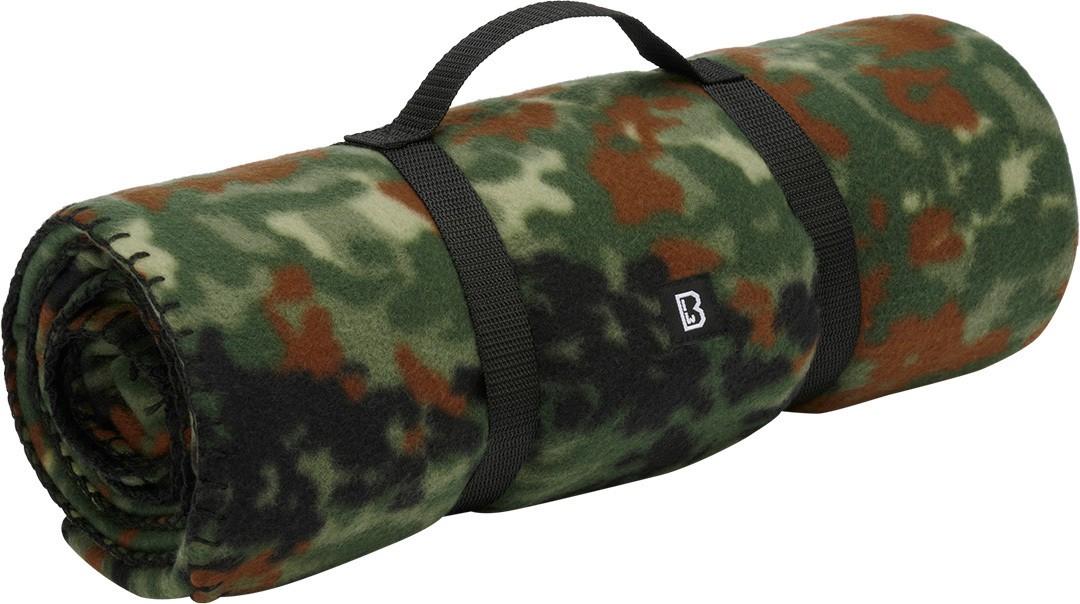 Brandit Fleece Blanket, green, green, Size One Size