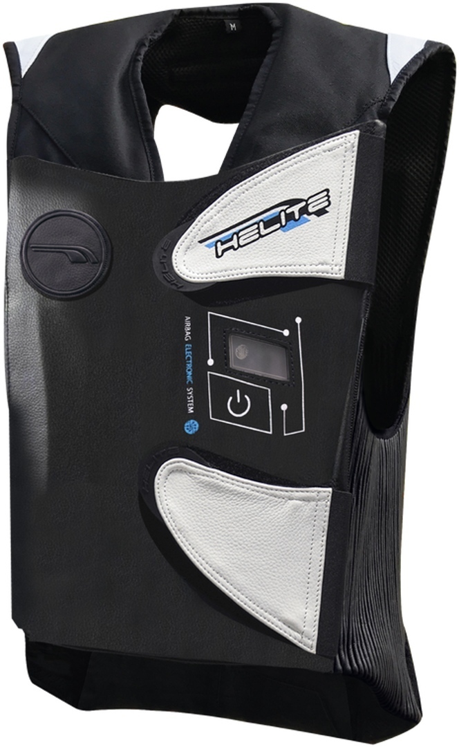 Helite e-GP-Air Airbag Weste, schwarz-weiss, Größe M, schwarz-weiss, Größe M