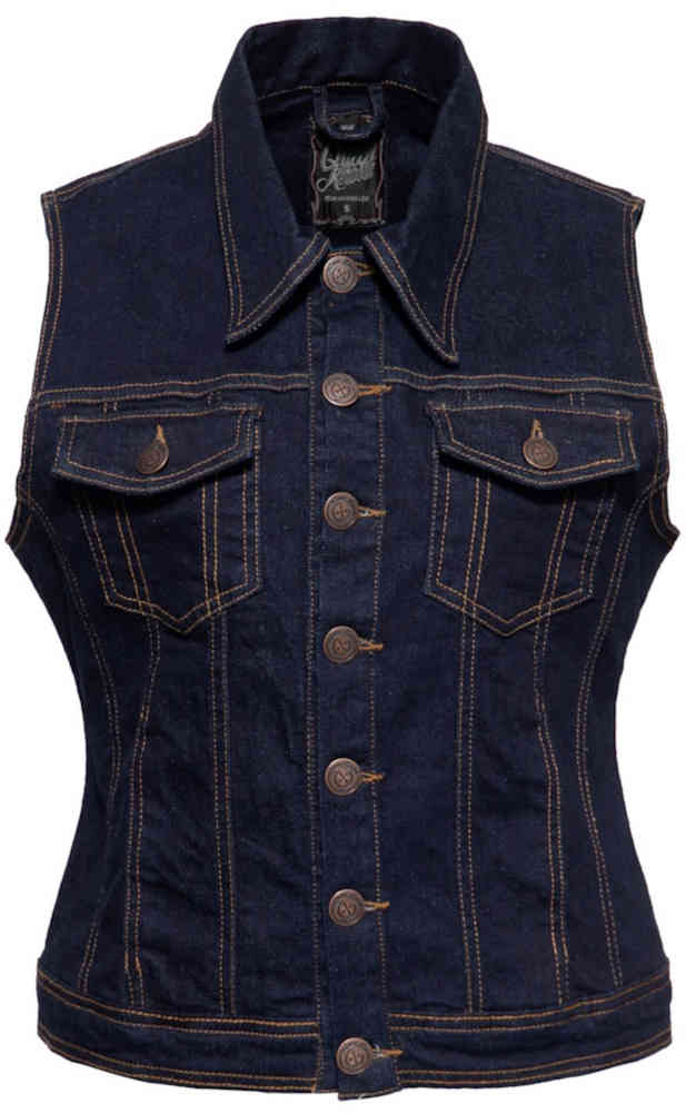 Queen Kerosin Speedway Dames Jeans Vest