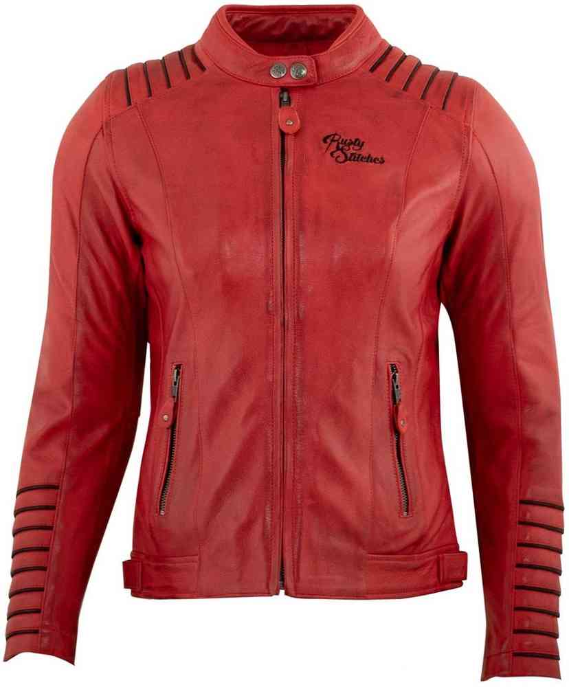 Rusty Stitches Amanda Damen Motorrad Lederjacke