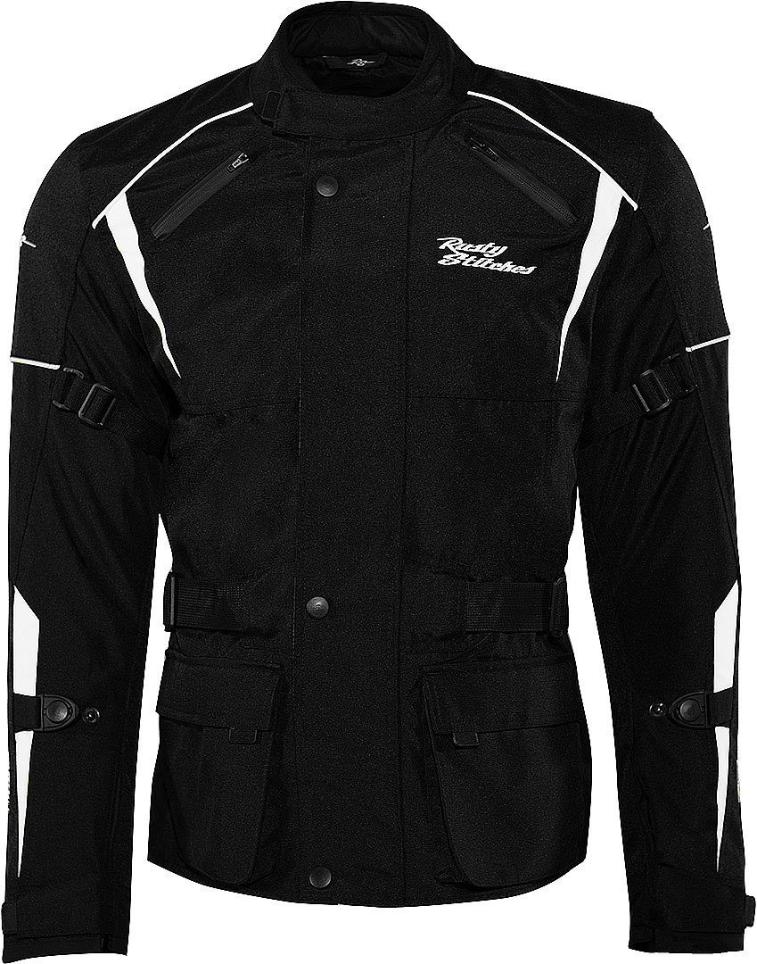 Rusty Stitches Jenny Veste textile de moto de dames, noir, taille 36 pour Femmes