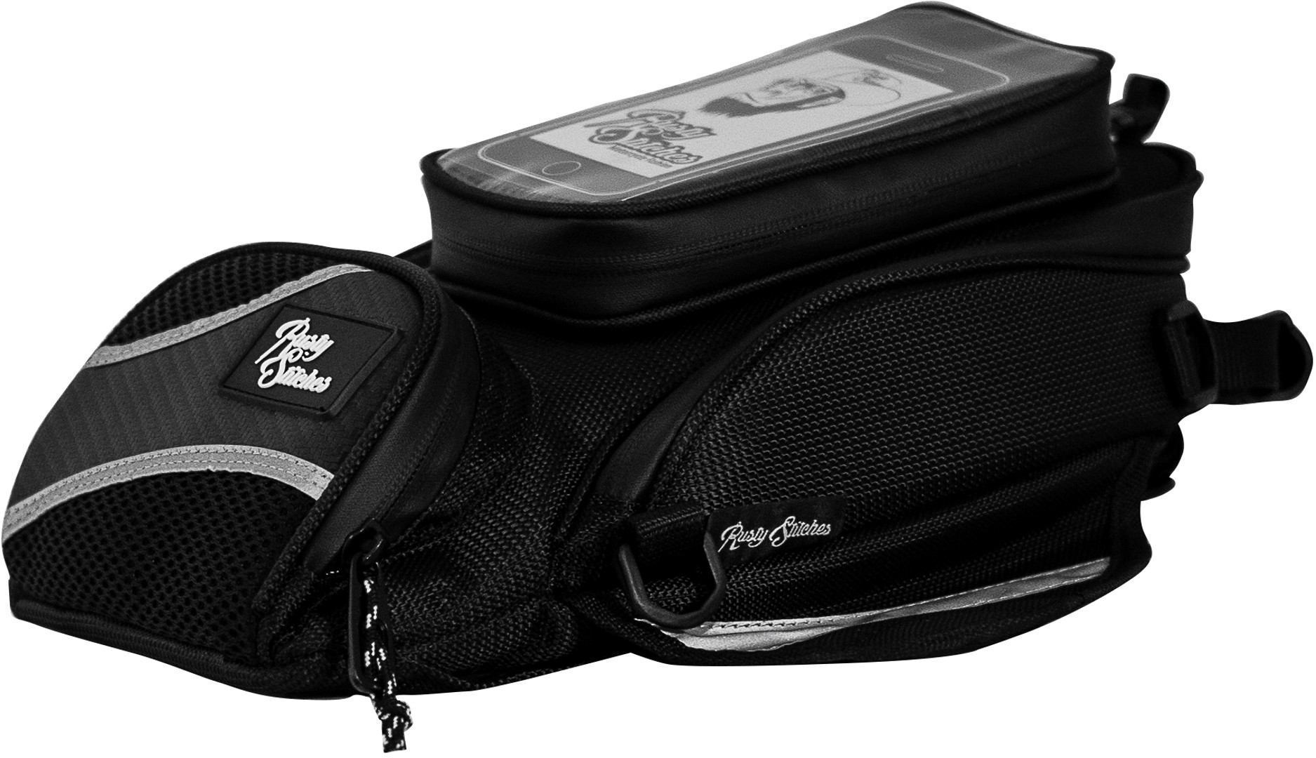 Rusty Stitches James Junior Sac de réservoir, noir pour Hommes