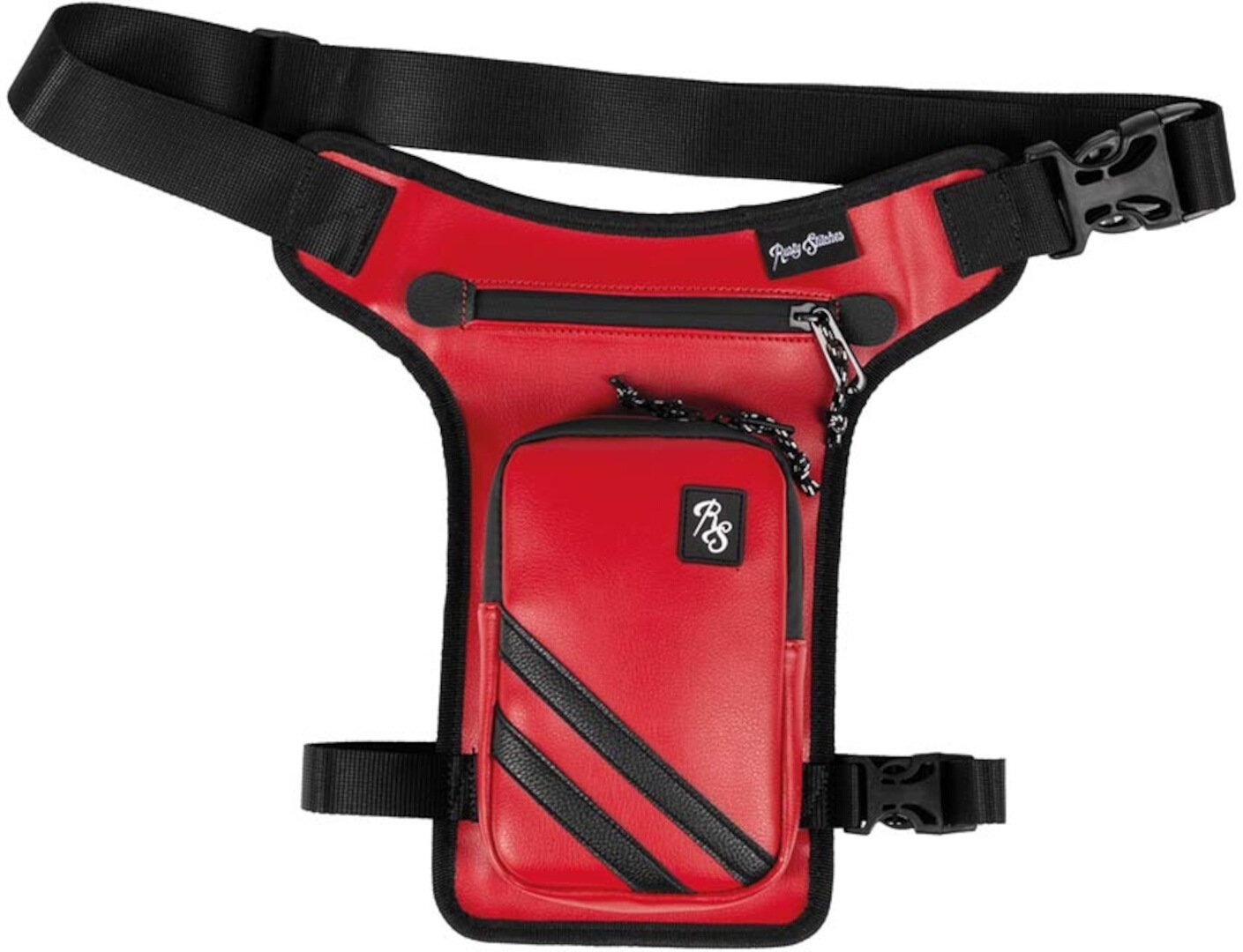 Rusty Stitches Gordon Sac jambe, rouge pour Hommes