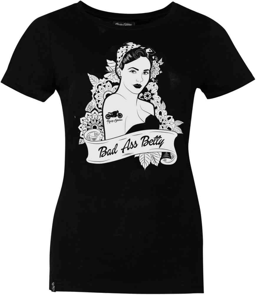 Rusty Stitches Bad Ass Betty Camiseta feminina