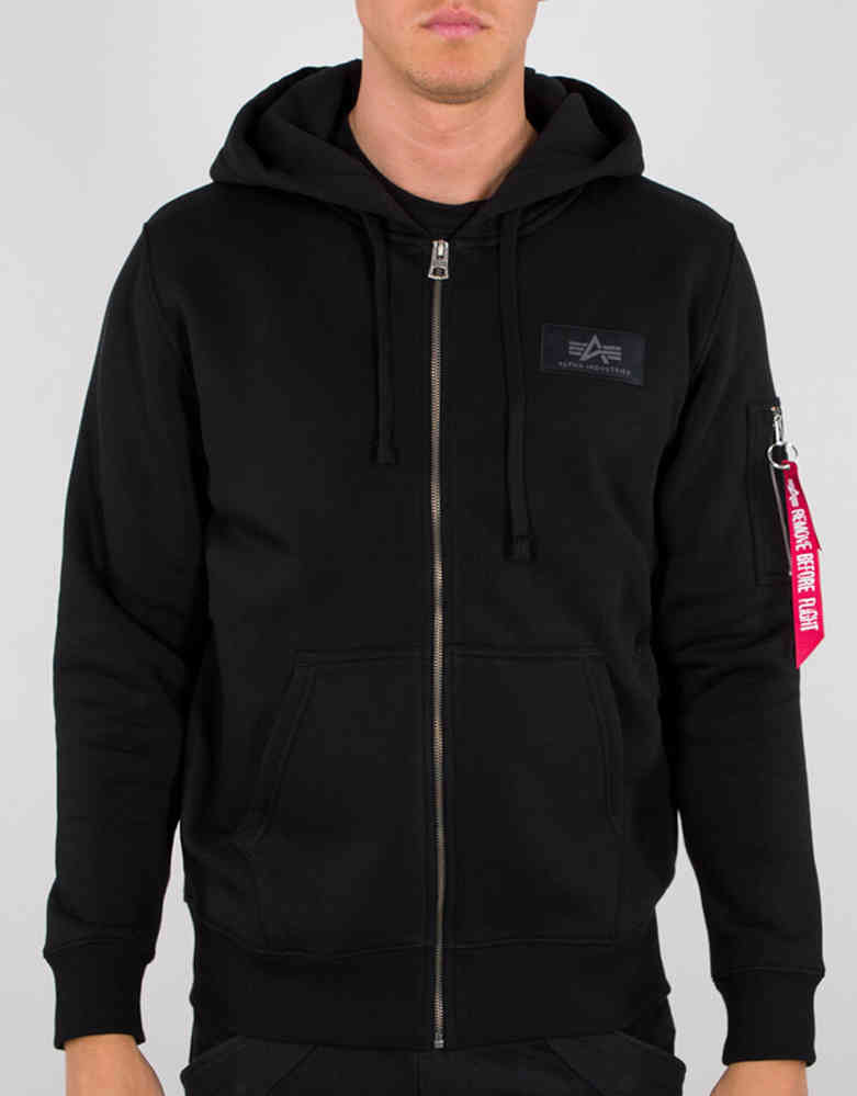 Alpha Industries Back Print Sudadera con capucha zip