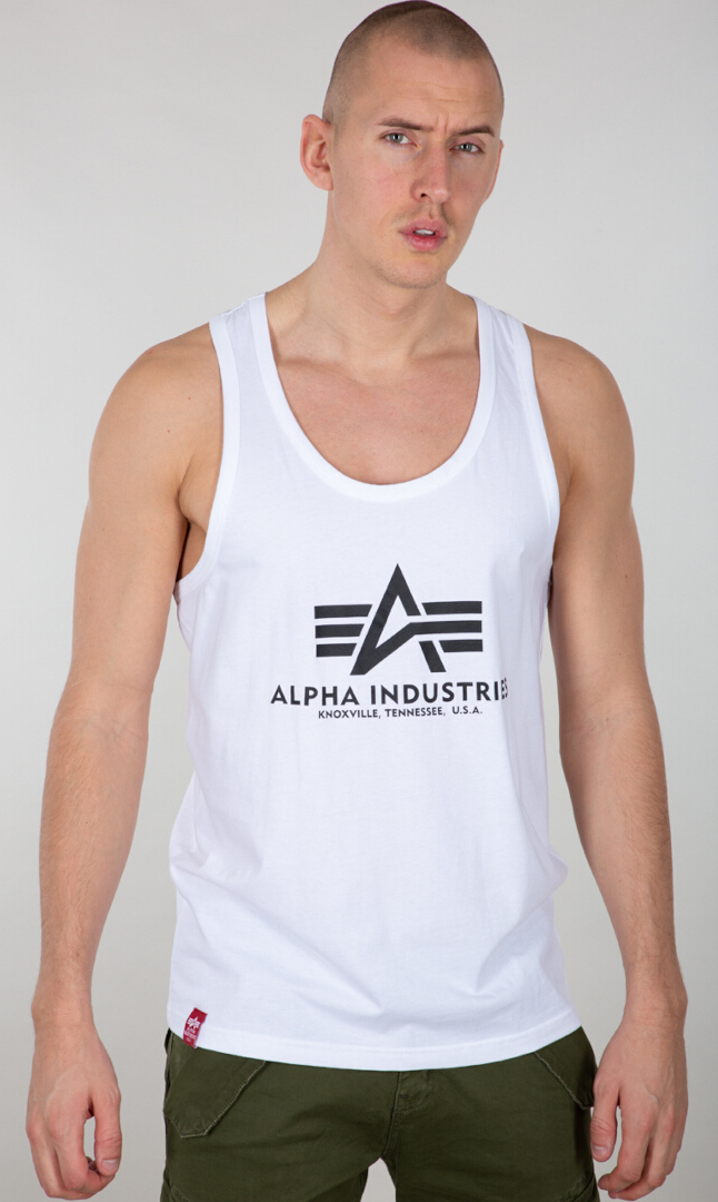 Alpha Industries Basic BB Tank Top, weiss, Größe 2XL, weiss, Größe 2XL
