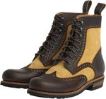 Rokker Frisco Brogue Brown Limited Botas de motocicleta